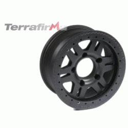 TERRAFIRMA ALLOY-WIEL LICHTMETAAL 16 INCH X 7J BEADLOCK ZWART DEFENDER / DISCOVERY 1 / RANGE ROVER CLASSIC
