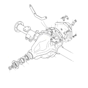 Rear Axle Case Assembly (110, 130 Wheelbase, With Salisbury Axle)