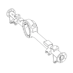 Rear Axle Case Assembly (Land Rover Type)