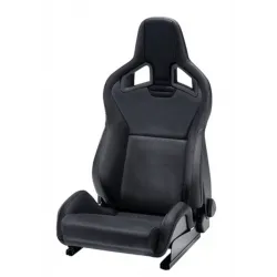 RECARO CROSS SPORTSTER CS MET ZWART KUNSTLEER