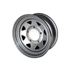 8-SPOKE STALEN VELG 16X7 GRIJS