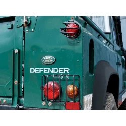 ACHTERLICHTBESCHERMERS LANDROVER DEFENDER SET ACHTERLICHTRASTERS (4 STUKS) ZWART GEPLASTIFICEERD
