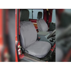 WATERBESTENDIGE STOELHOEZEN VOORKANT GRIJS DEFENDER TOT 2007