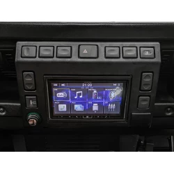 2DIN CONSOLE DEFENDER TD5 MAT ZWART