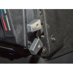 KACHEL KNOPJES SET VAN 3 DEFENDER TOT 2007 ZILVER