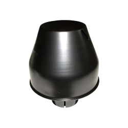 SNORKELHOED METALEN VERSIE ZWART