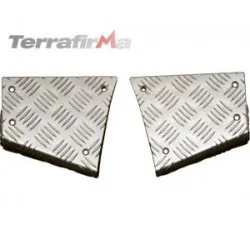 TRAANPLAAT ACHTER ACHTERWIEL GEANODISEERD DEFENDER 90