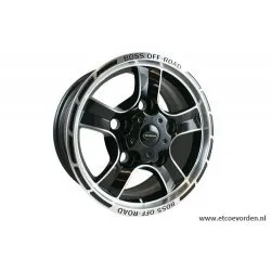 BOSS OFF ROAD ZWART EN ZILVER