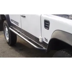 ROCKSLIDERS MET BUIS DEFENDER 90 ZWART GEPOEDERCOAT