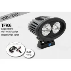 OVAL TWIN LED SPOTLIGHT