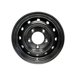 6,5X16 WOLF VELG TUBELESS ZWART GECOAT